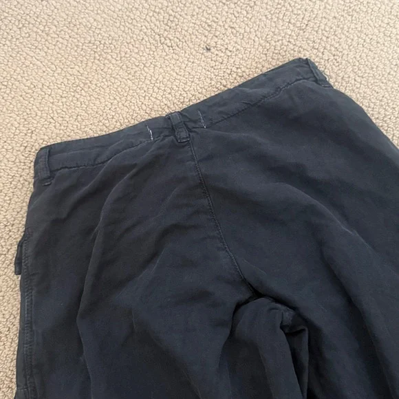 NWOT free people We The Free Black lotus baggy low rise pants size 24W - Picture 8 of 8